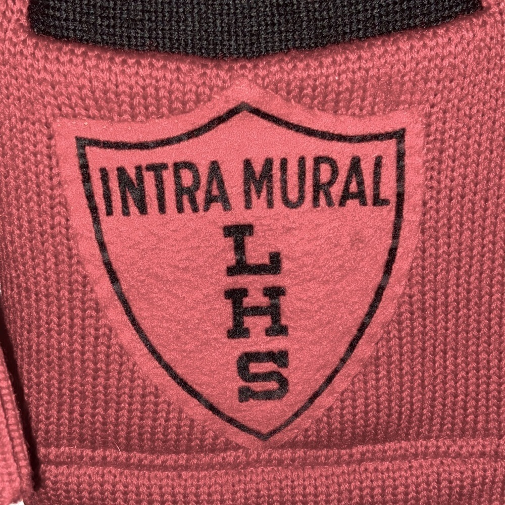 Vtg Letterman’s Wool HS Varsity Cardigan Tennis 🎾 Men’s size M Intra Mural LHS  - Picture 5 of 7